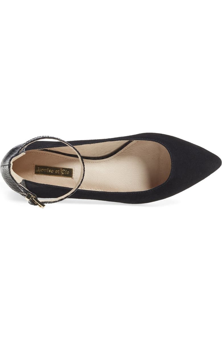 Louise et Cie 'Barry' Ankle Strap Flat, Alternate, color,