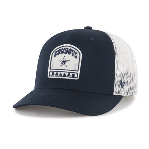 Men's '47 Navy Dallas Cowboys Headstone Adjustable Trucker Hat