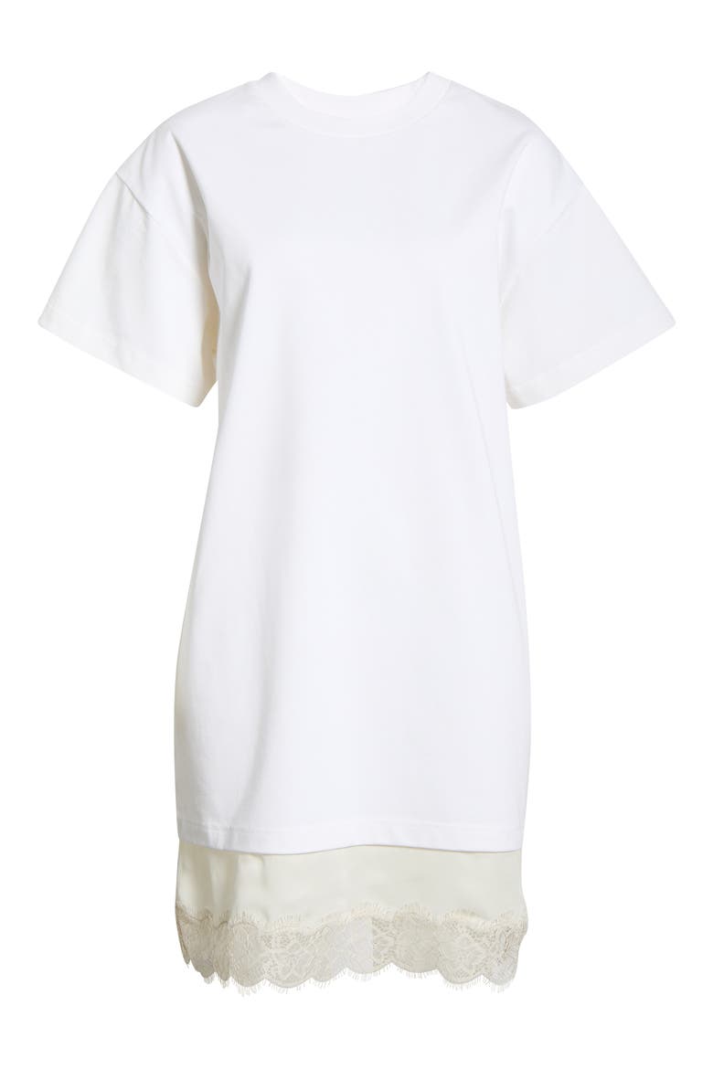 Grier Lace Trim Dress, Alternate, color, IVORY