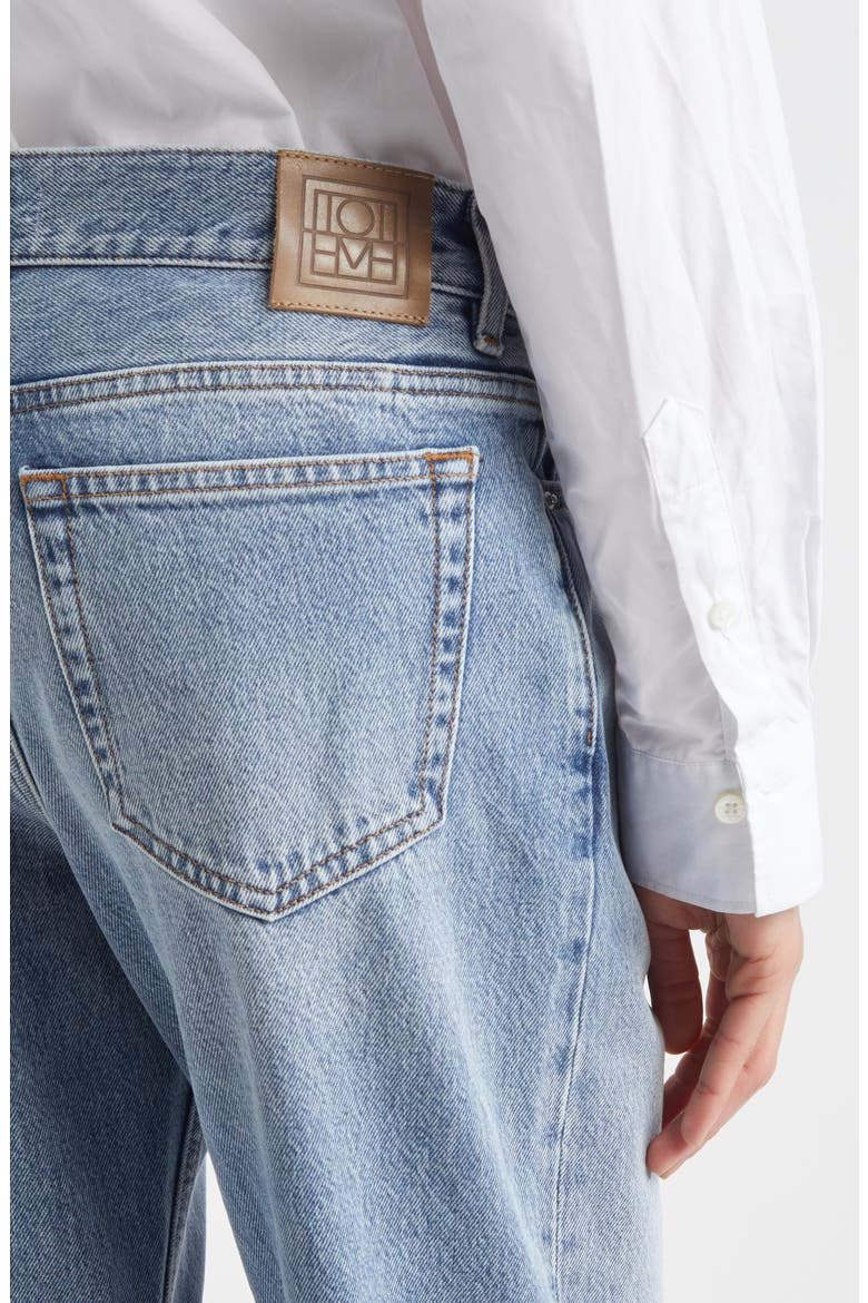 Low Rise Organic Cotton Straight Leg Jeans, Alternate, color, TRUE VINTAGE