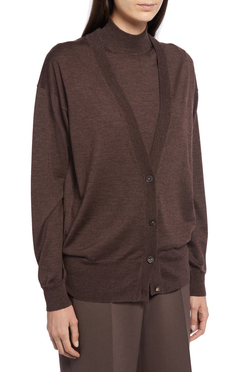 The Row Drupax Cashmere & Silk Blend Cardigan, Alternate, color,