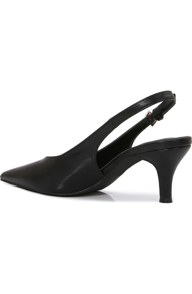 BERNESS Clarabelle Pointed Toe Slingback Pump, Alternate, color, Black
