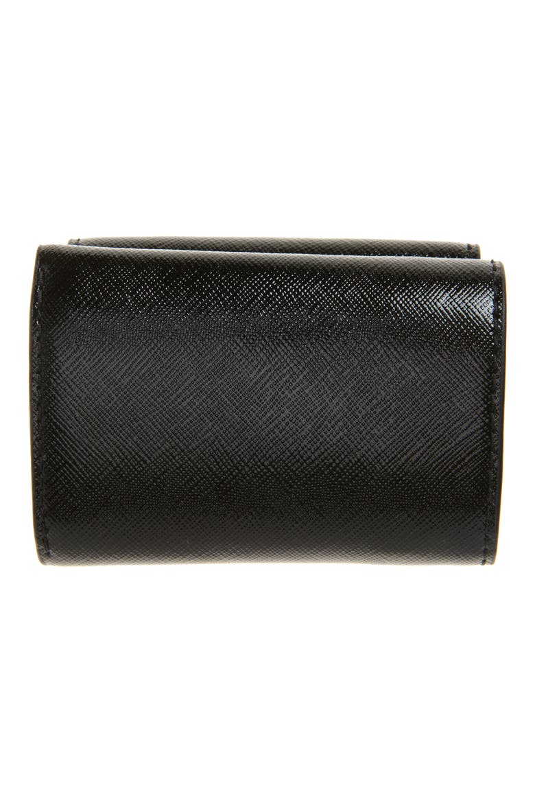 The Mini Trifold Wallet, Alternate, color, BLACK