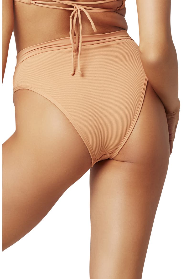 L Space French Cut Swim Briefs, Alternate, color, CHESTNUT