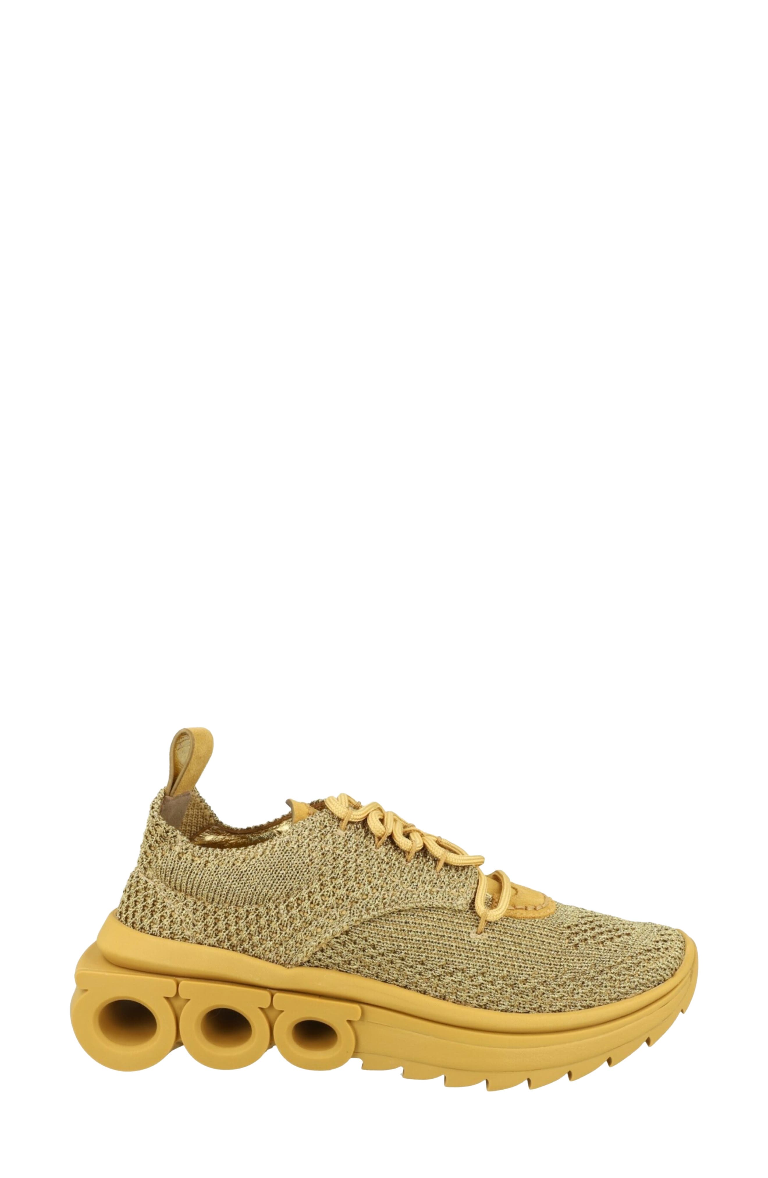 Nima Knit Low Top Sneaker, Alternate, color, BROWN