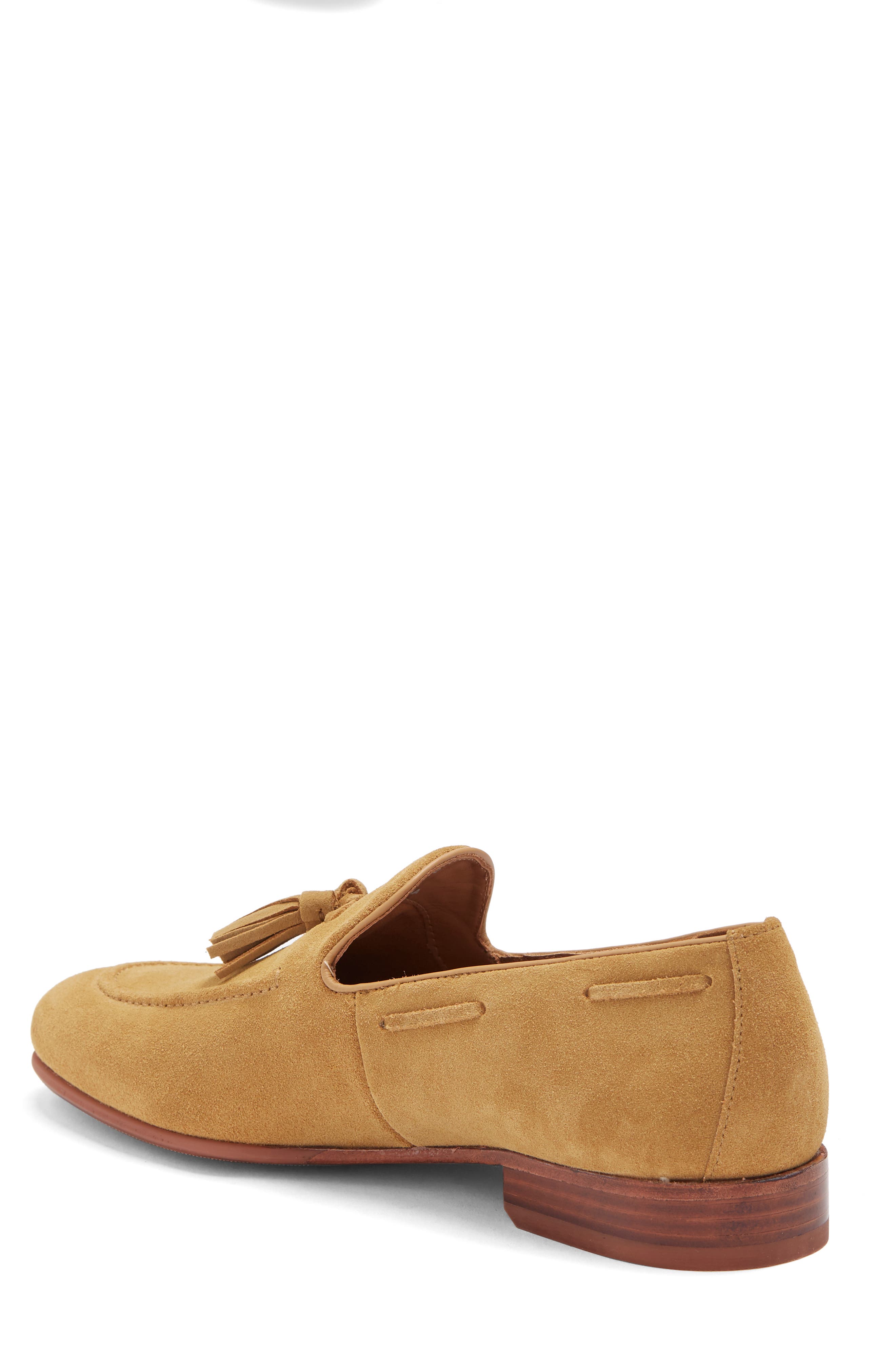 Allen Edmonds Presley Tassel Loafer, Alternate, color, Ochre