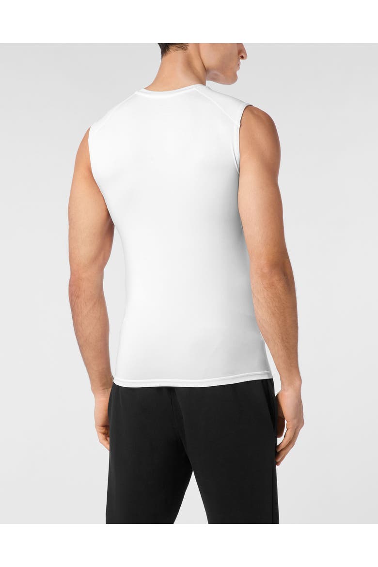 Technical Jersey T-Shirt Sleeveless Men, Alternate, color, white