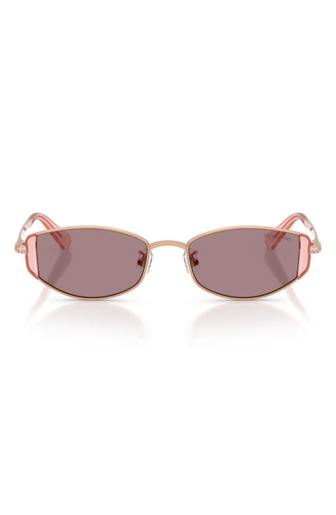53mm Oval Sunglasses