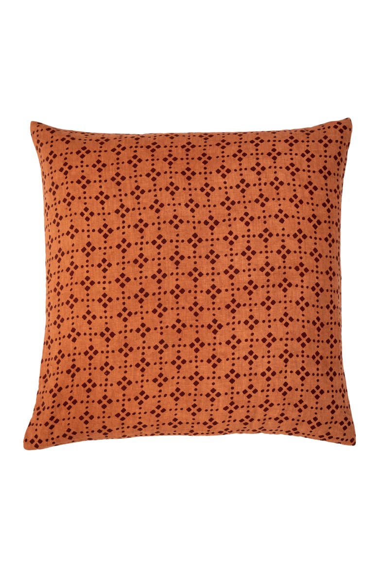 Anjali Dots Cinnamon/Brown Decorative Pillow Cover, Main, color, Indigo
