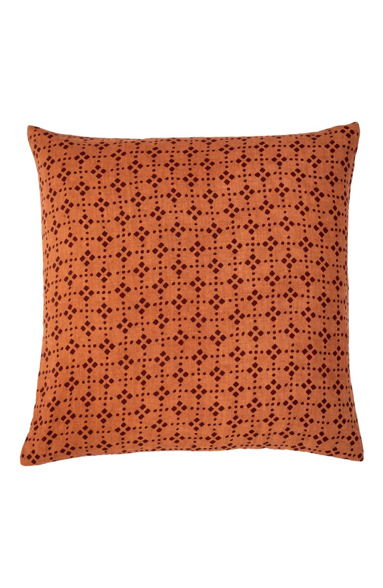 Alamwar Anjali Dots Cinnamon/Brown Decorative Pillow Cover, Main, color, Indigo