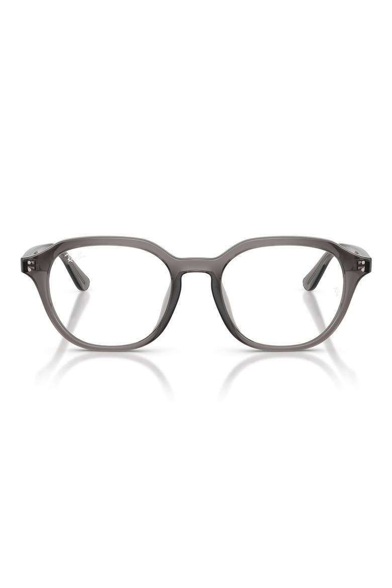 52mm Square Optical Glasses, Main, color, GREY