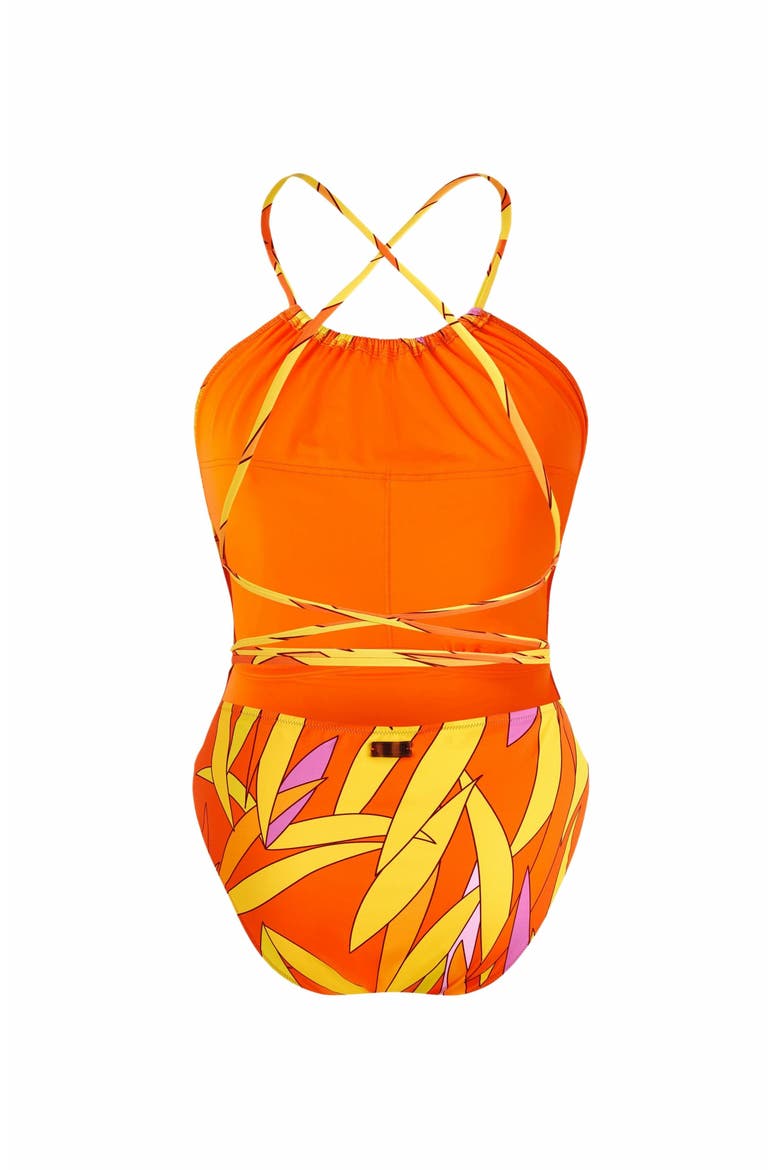 Women's Madrague Backless One-Piece Swimsuit, Alternate, color, ABRICOT