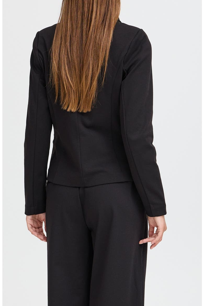 Rizetta Blazer, Alternate, color, BLACK