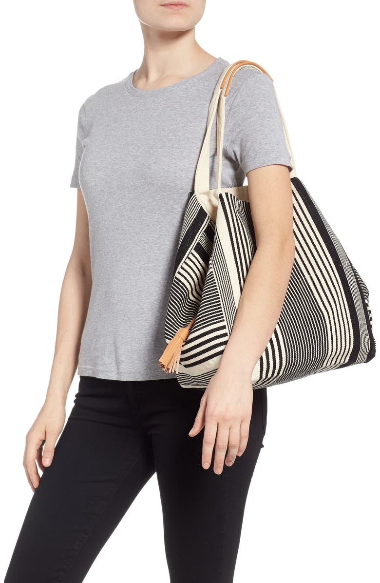 Mercado Global Rosa Woven Tote, Alternate, color,