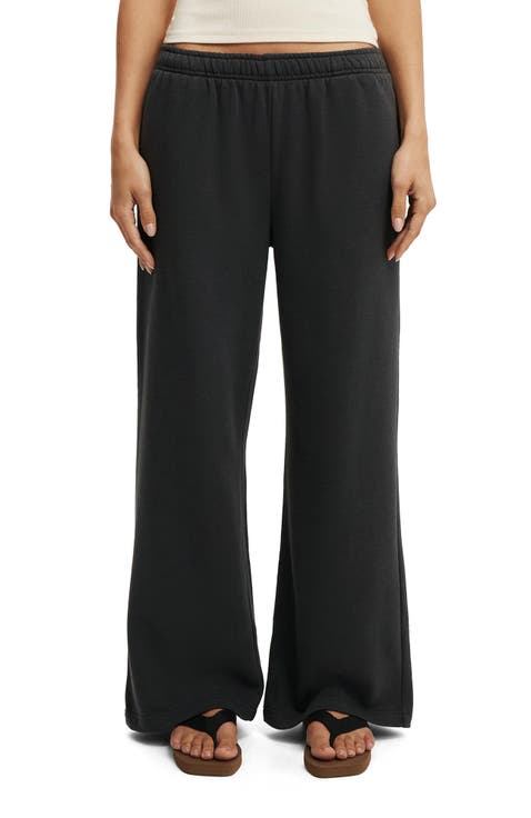 Women's Classic Fleece Wide Leg Sweatpant