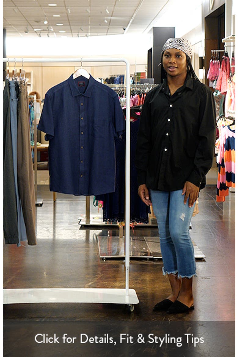 Cameron Solid Wrinkle Resistant Linen Button-Up Shirt video