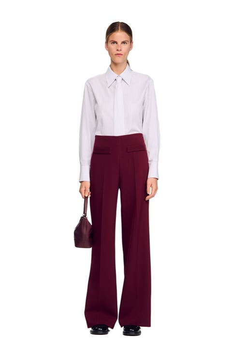 Wide-leg trousers