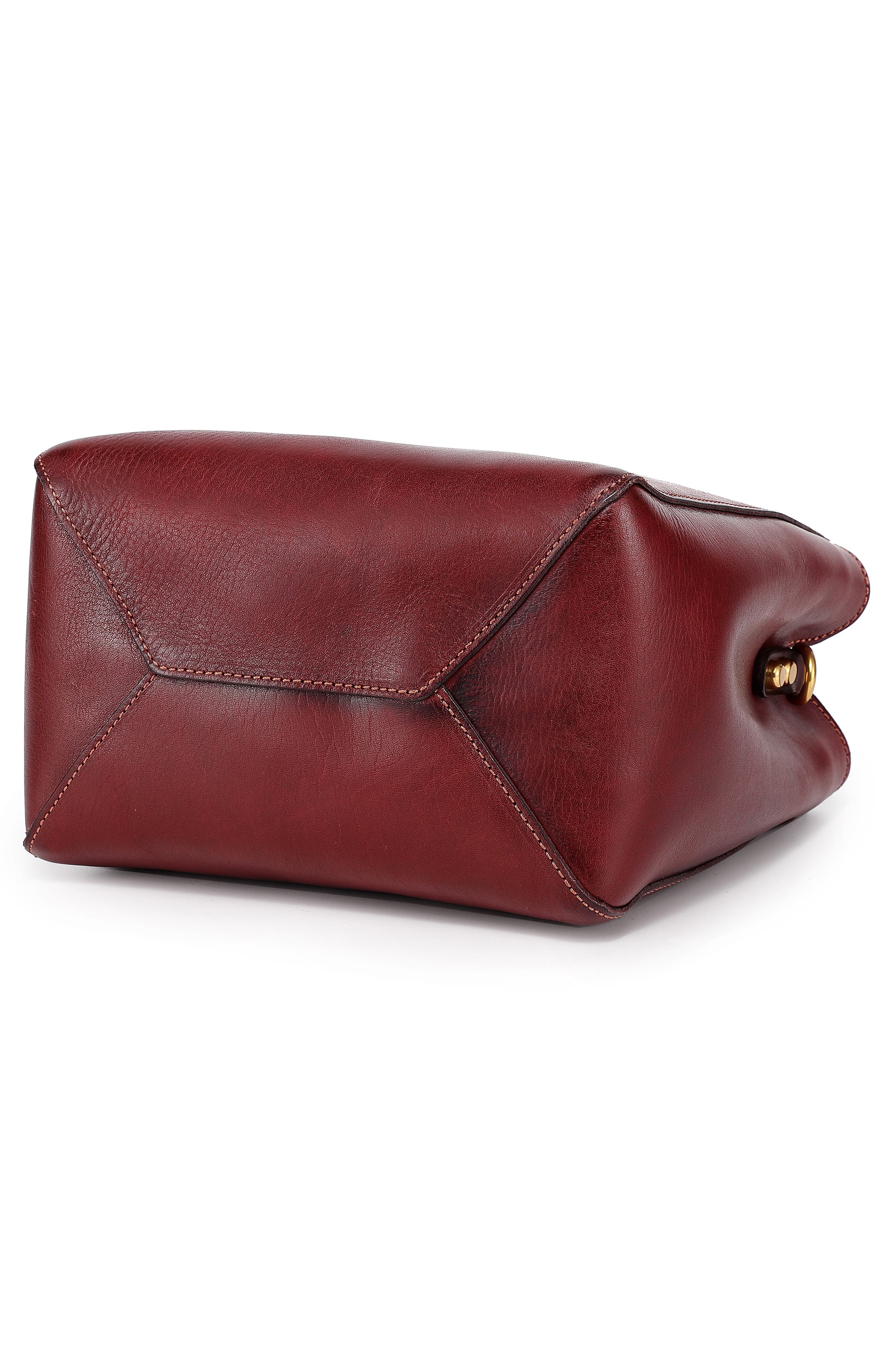 Dahlia Mini Tote Bag, Alternate, color, BROWN