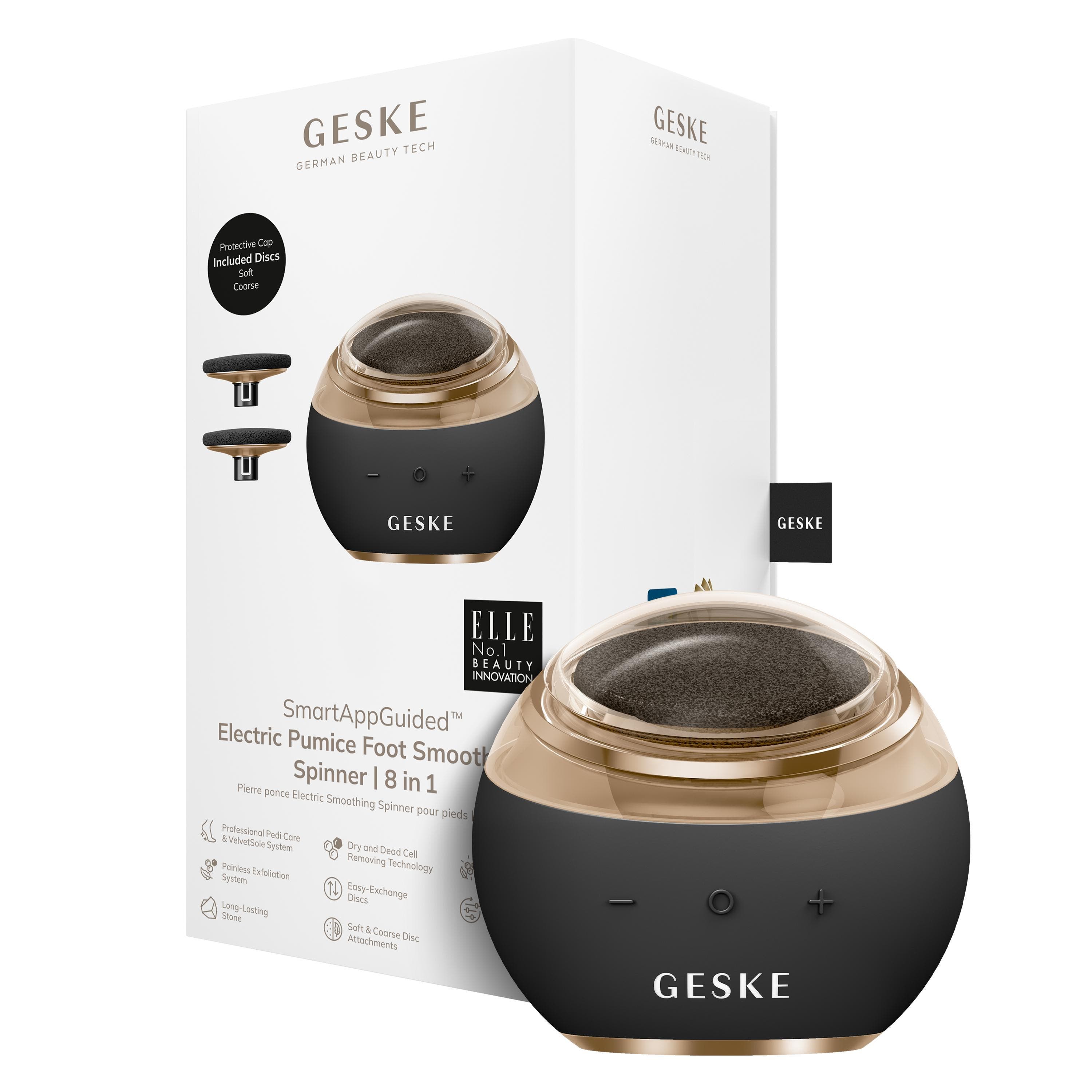 Geske Smartappguided Electric Pumice Foot Smoothing Spinner | 8 In Gray