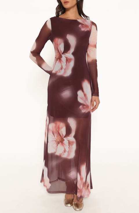 Bradshaw Floral Long Sleeve Maxi Dress