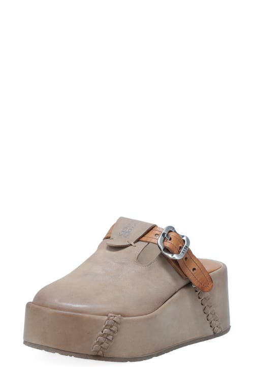 As98 A.s.98 Monroe Platform Clog In Brown
