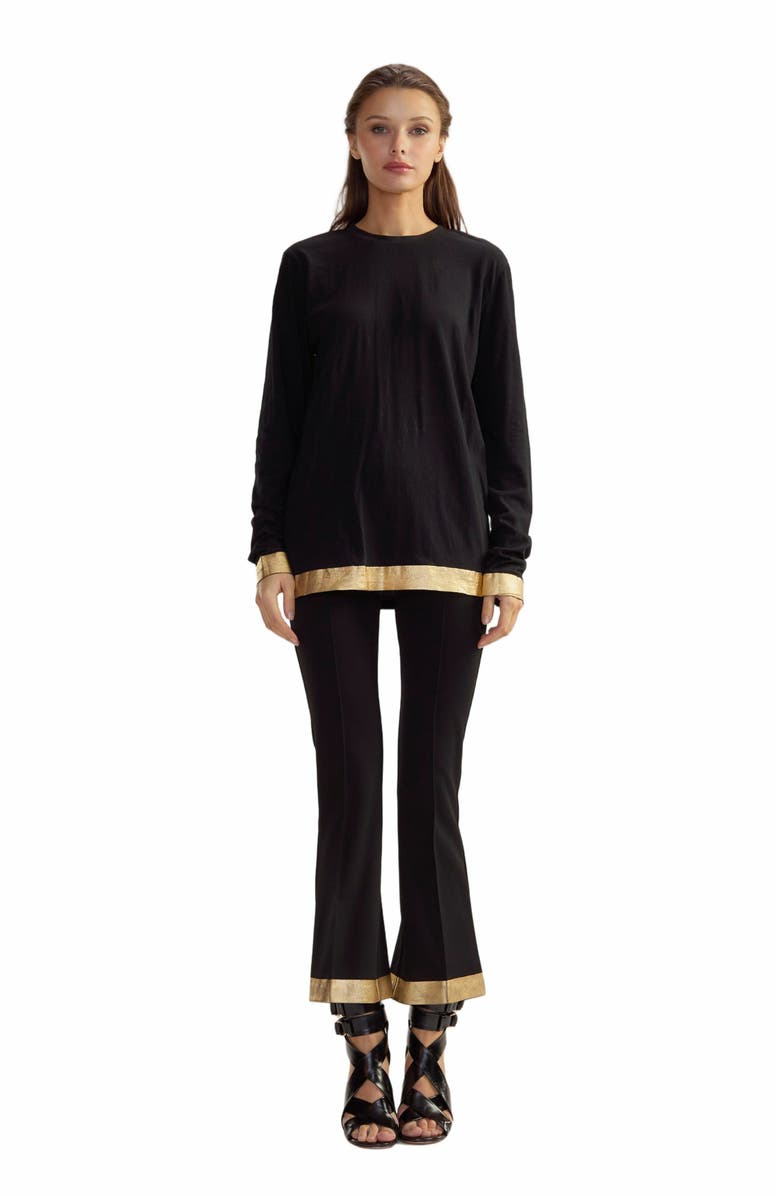 Cynthia Rowley Athena Long Sleeve Tee, Main, color, 