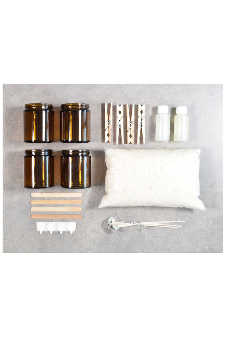 Soy Wax Candle Making Kit, Alternate, color, NO COLOR