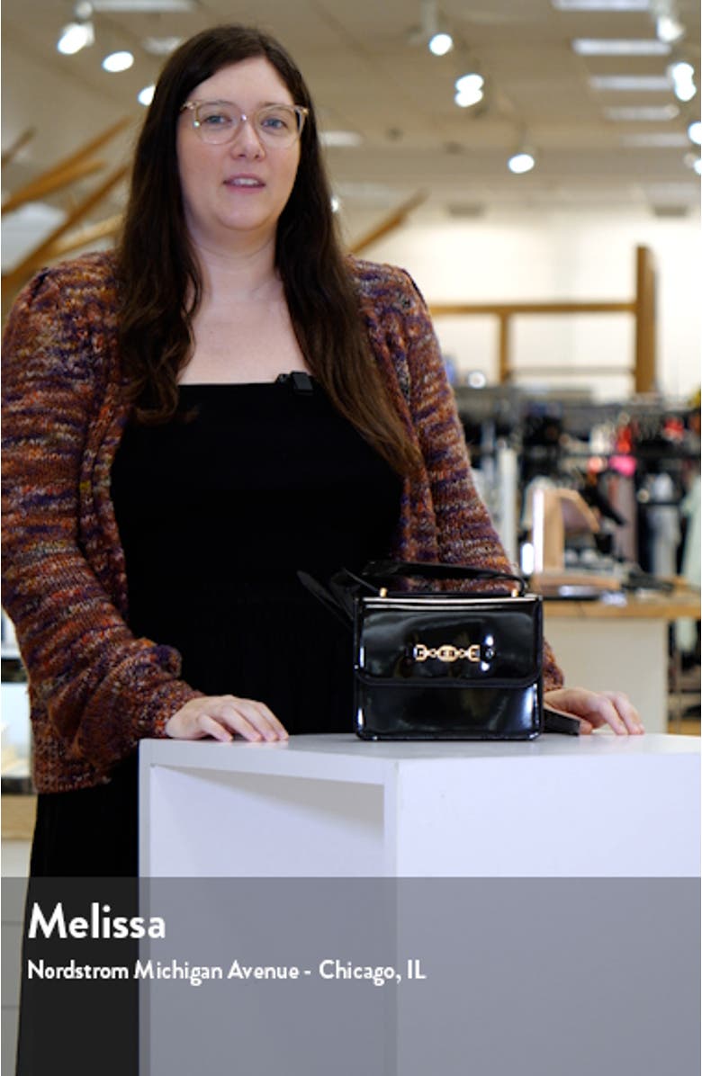 Loraine Faux Leather Convertible Box Shoulder Bag, sales video thumbnail