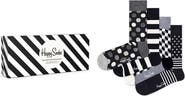 Happy Socks Classic 4-Pack Cotton Blend Sock Gift Set