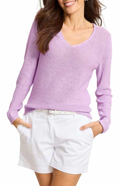 Cedar V-Neck Linen Sweater