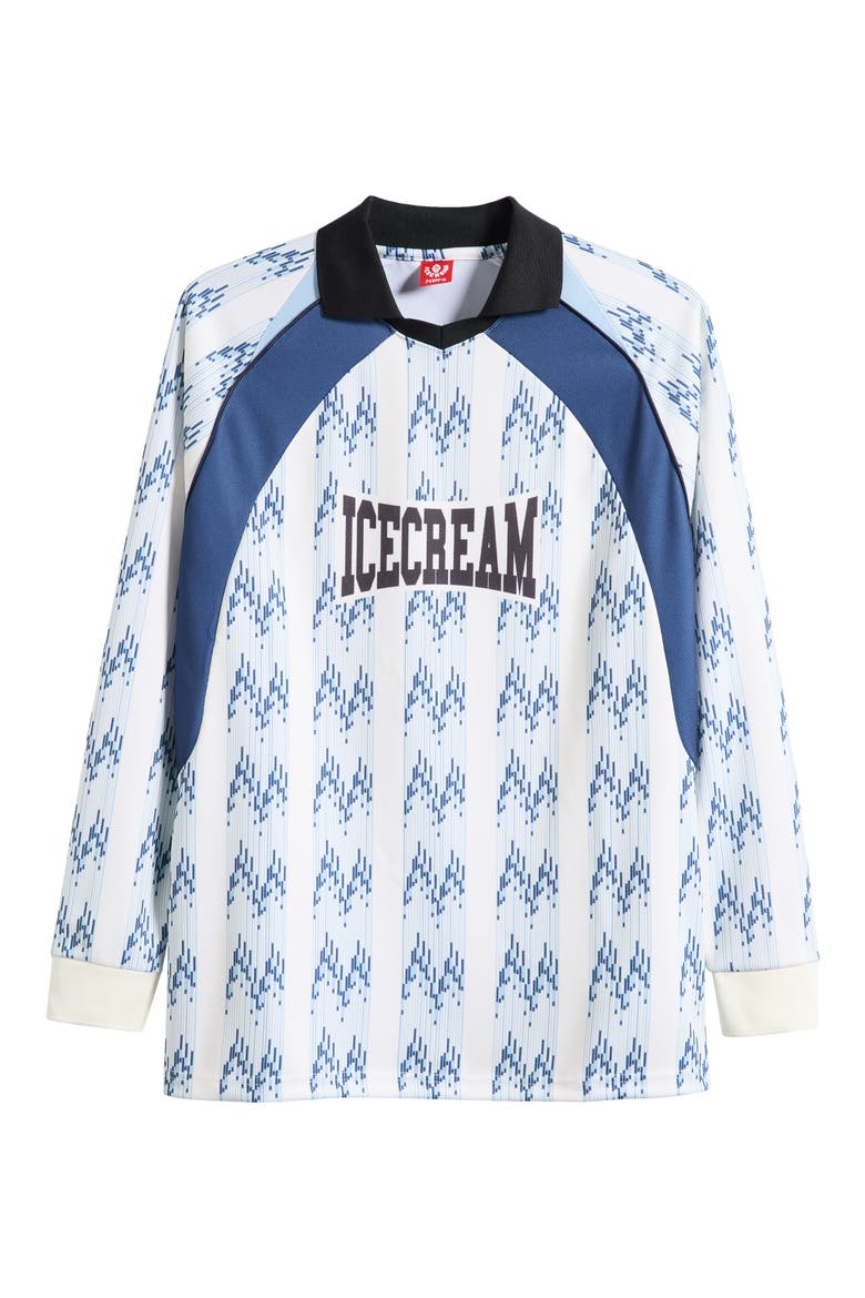 Dropper Long Sleeve Soccer Jersey, Alternate, color, ANTIQUE WHITE