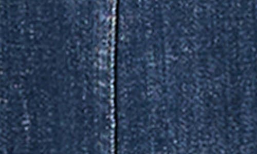 Paige Andria Sleeveless Denim Minidress In Blue