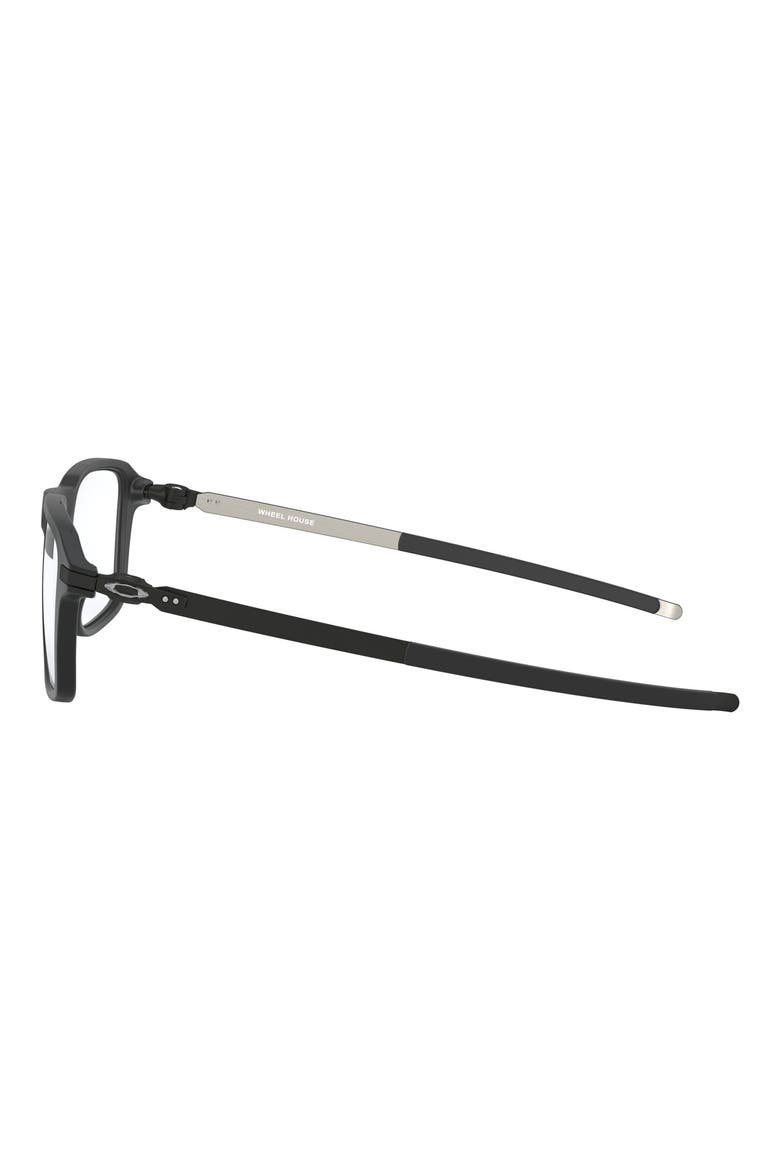 Wheel House 54mm Square Optical Glasses, Alternate, color, SATIN BLACK