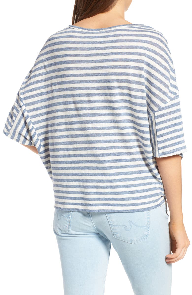 AG Glen Linen Tee, Alternate, color,