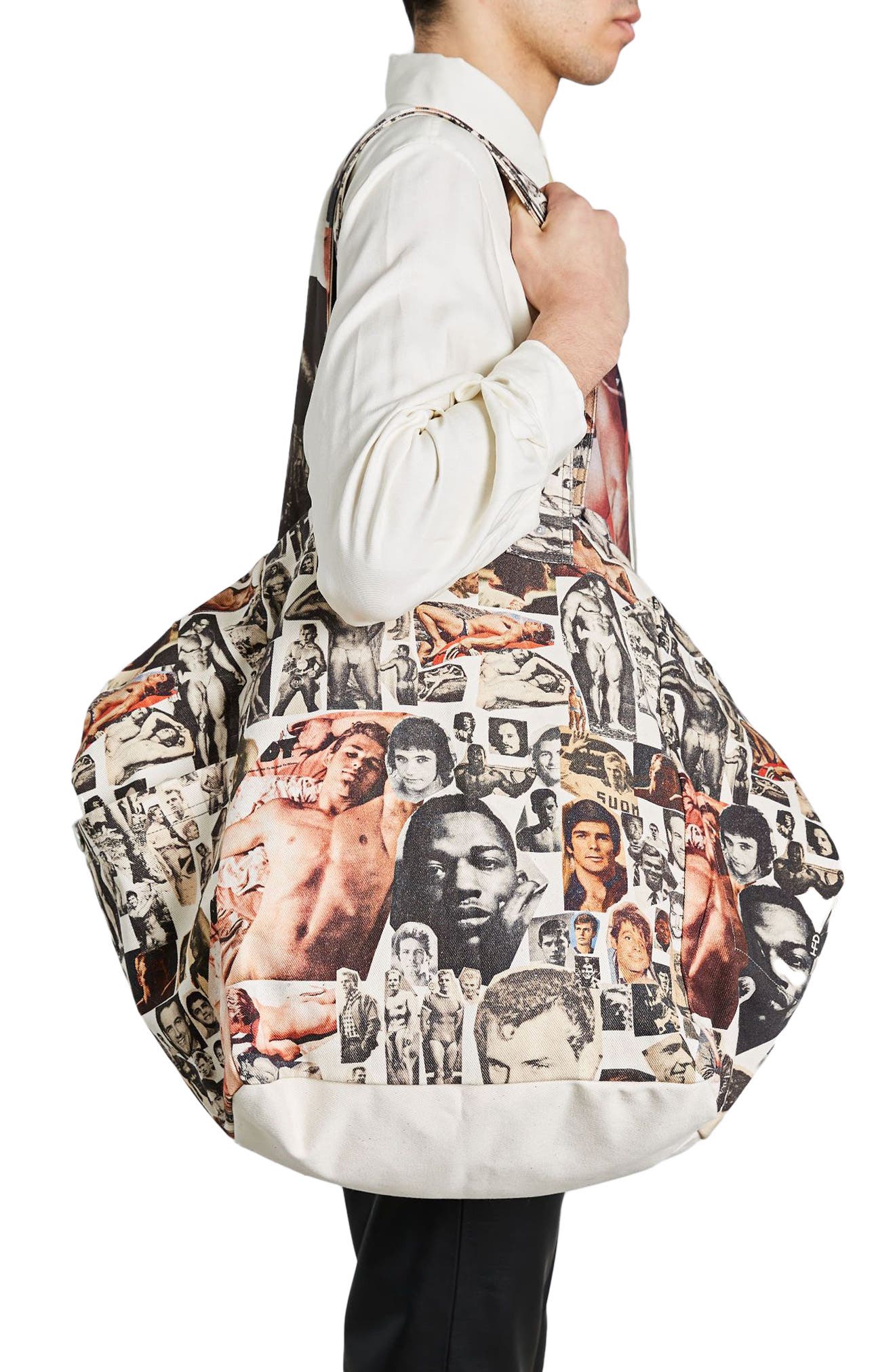 HFD x Tom of Finland Twill Tote, Alternate, color, 