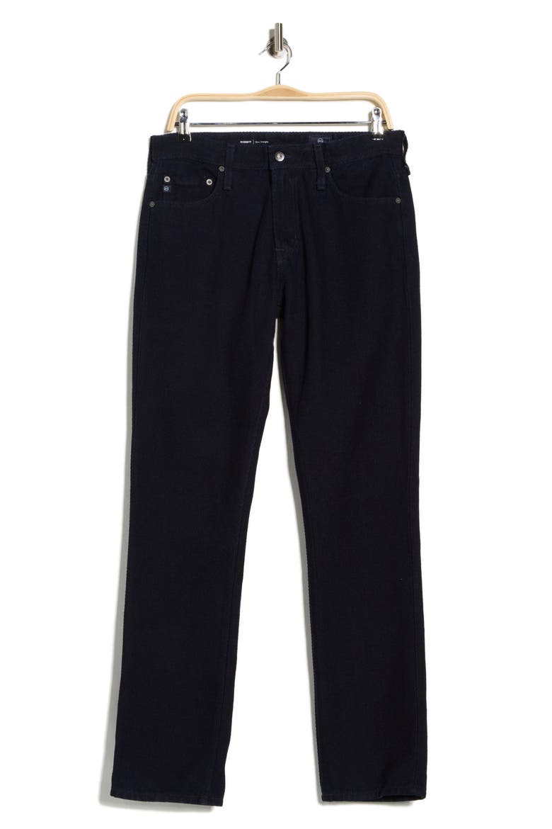 Everett Slim Straight Jeans, Alternate, color, DARK BLUE NIGHT