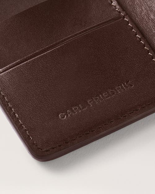 Carl Friedrik Swanfield Wallet In Chocolate