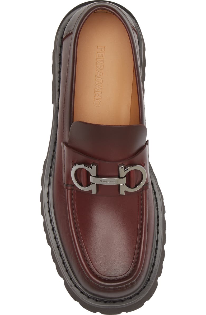 FERRAGAMO Florian Lug Sole Loafer, Alternate, color,