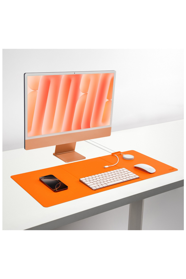 WorkPad with Magnetic Cable Manager, Alternate, color, Orange