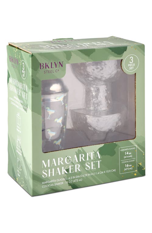 Brooklyn Steel Co. Margarita Shaker Set In Silver