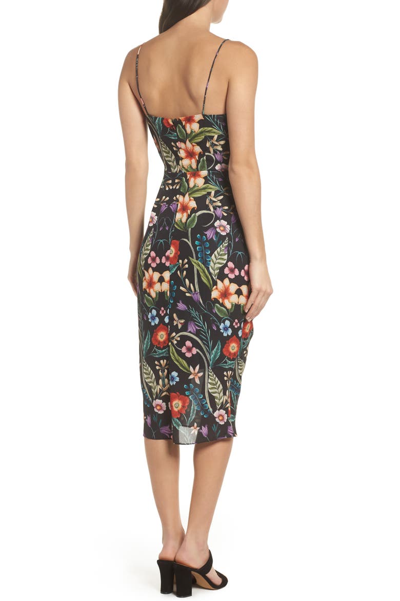 Gardenia Ruffle Dress, Alternate, color, PRINT DARK