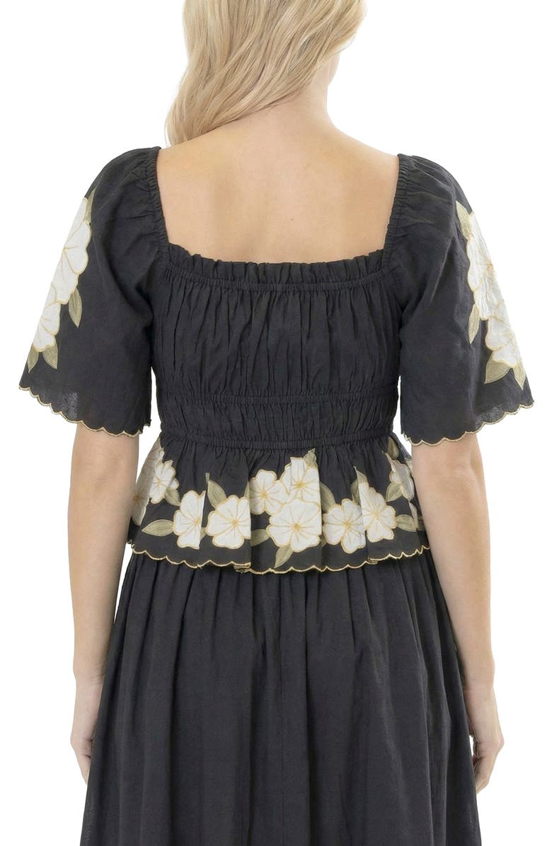 AREA STARS Gia Floral Top, Alternate, color, Black Multi