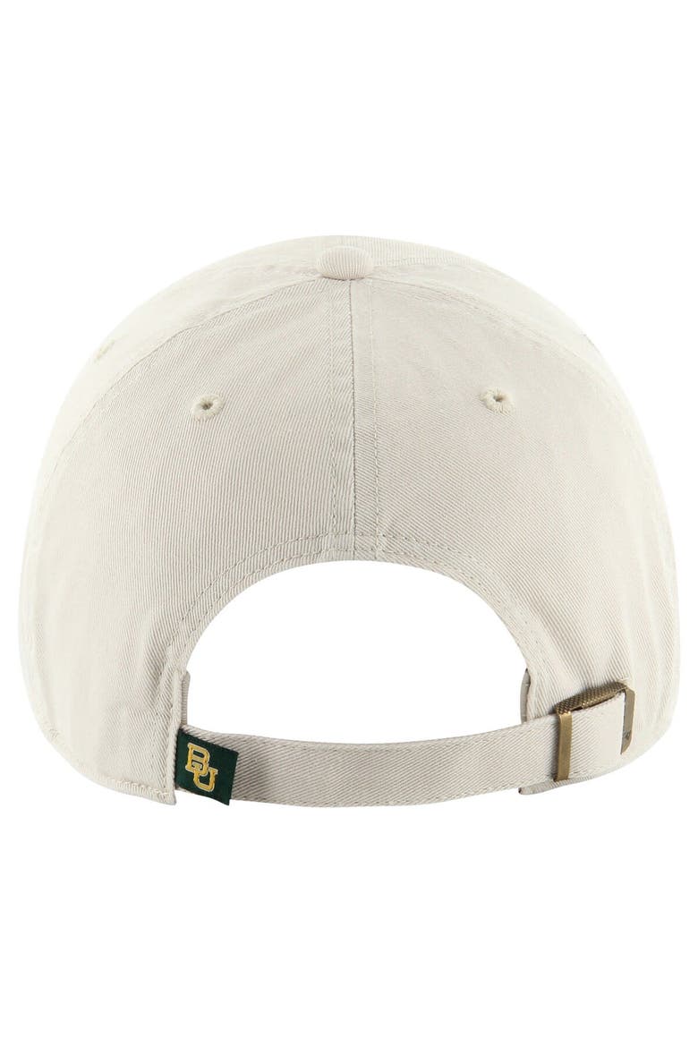 Men's '47 Cream Baylor Bears Vintage Clean Up Adjustable Hat, Alternate, color, Cream