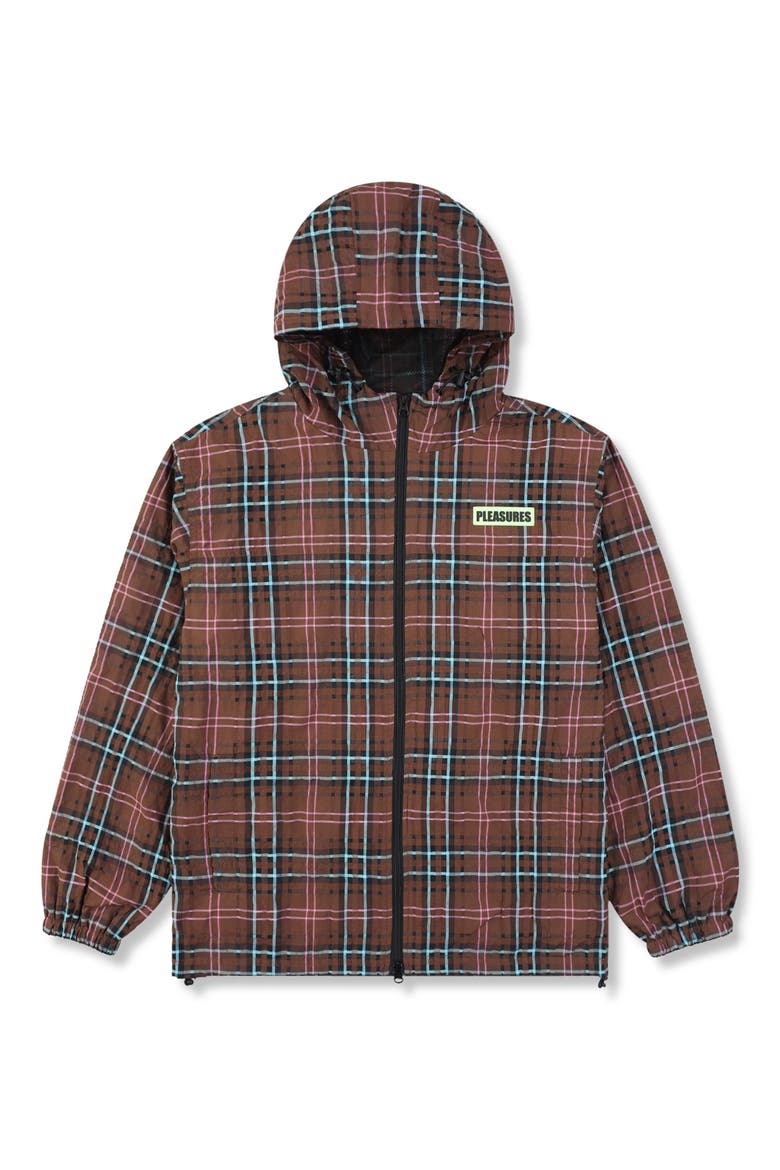 x Boiler Room Hooded Practice Zip Jacket, Alternate, color, BROWN