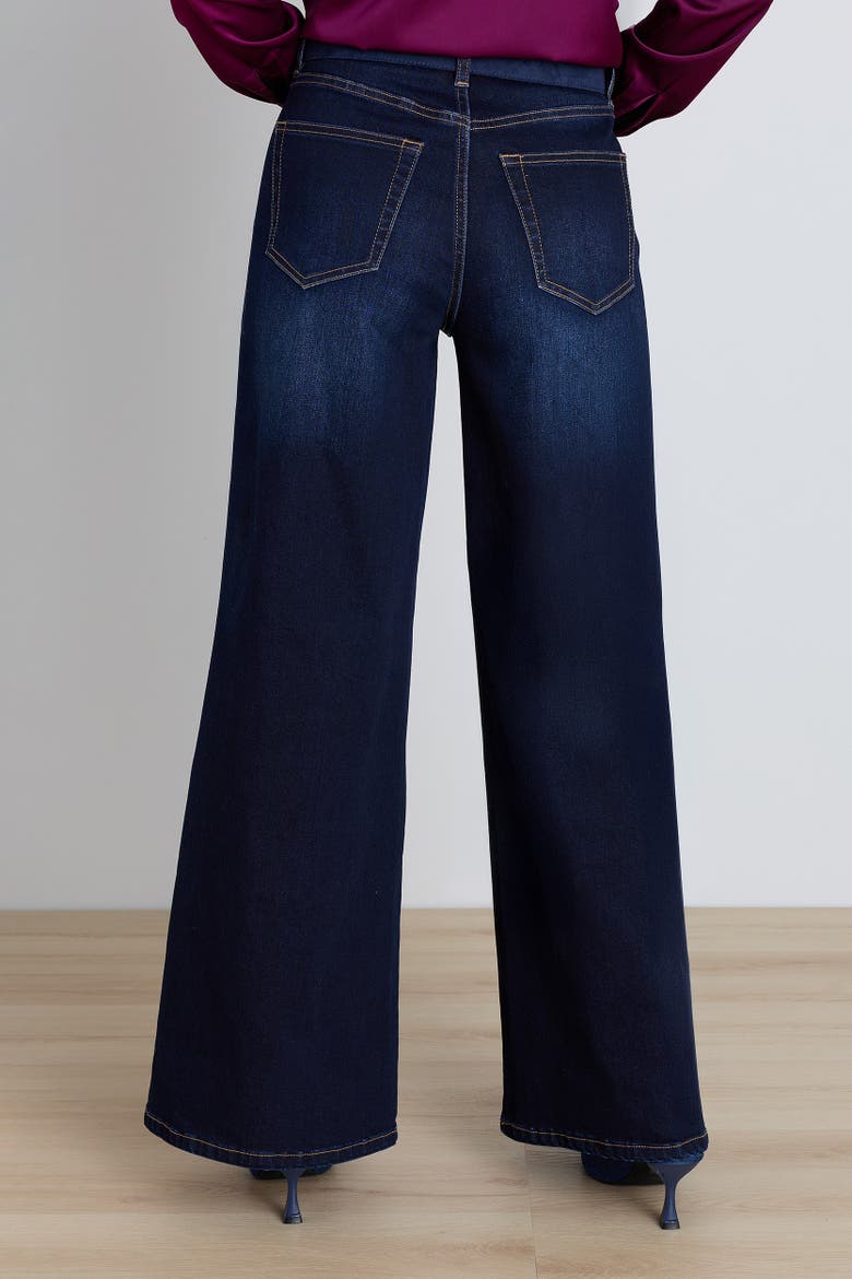 Merideth Wide-Leg Jean, Alternate, color, Indigo