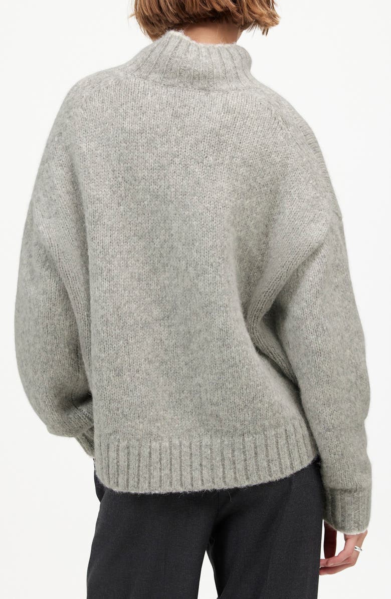 Madewell Chunky Alpaca Blend Turtleneck Sweater, Alternate, color,