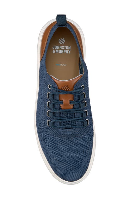 Johnston & Murphy Amherst Knit Sneaker In Navy Knit