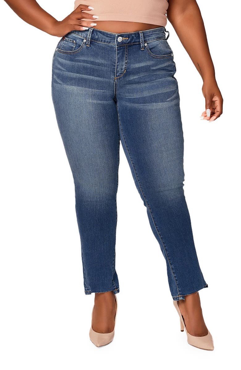 SLINK Jeans Slim Fit Ankle Jeans, Main, color, 