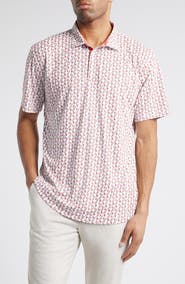 Swannies Erick Floral Golf Polo