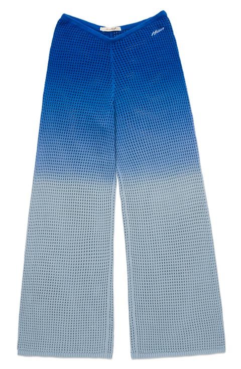 Ombré Open Stitch Pants